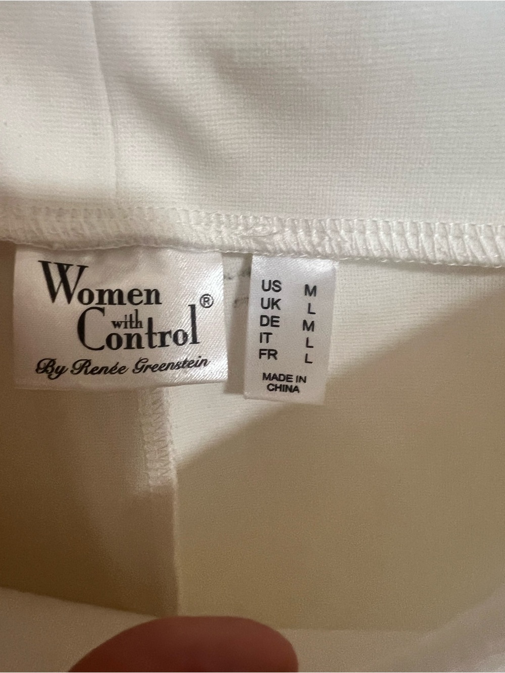 Women with Control Cream Boot Cut Ponte Pants - Picture 5 of 5